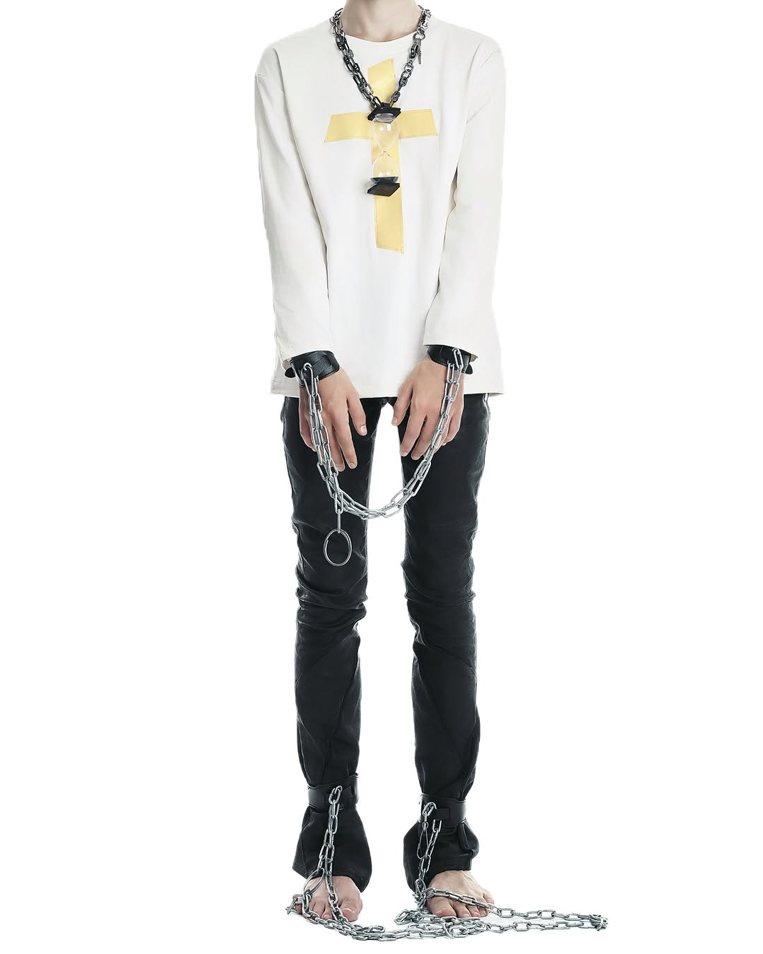 INERTIE Slim Stacked Trousers