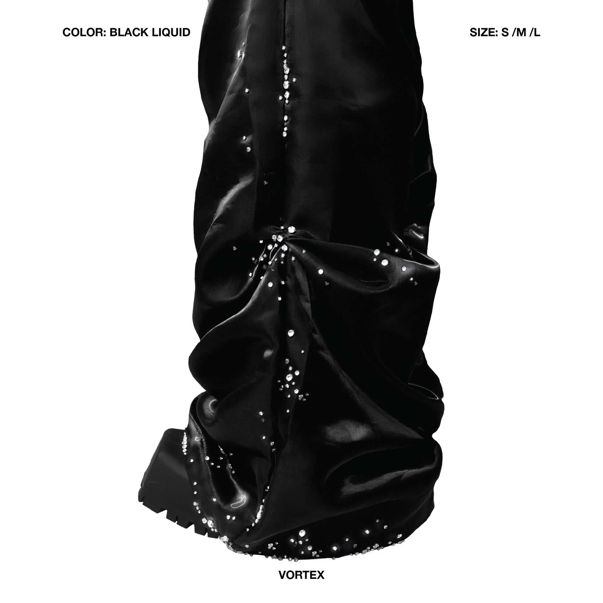 VORTEX PANTS - BLACK LIQUID