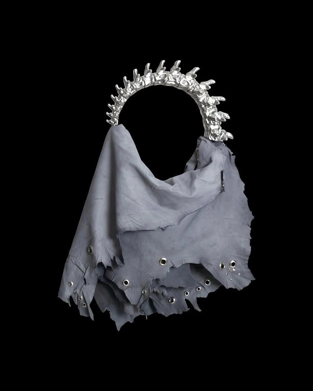 FORSAKEN EXOSKLT LEATHER HANDBAG