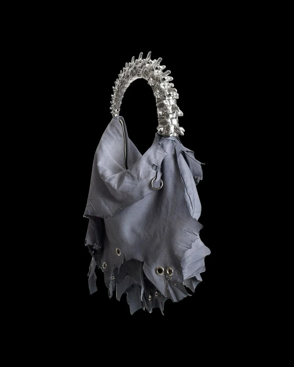 FORSAKEN EXOSKLT LEATHER HANDBAG