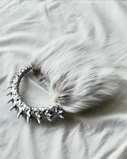 ENLIGHTEN FAUX FUR HANDBAG
