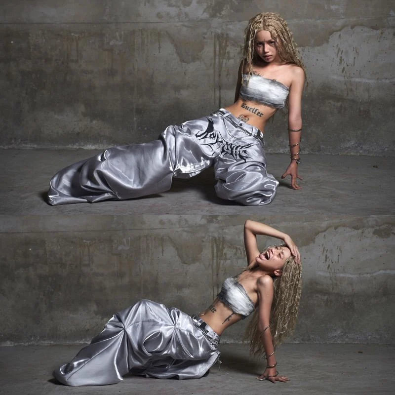VORTEX PANTS - METAL LIQUID